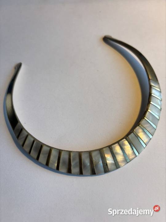 Kolia choker mosiądz z masą perłową Bydgoszcz sprzedam