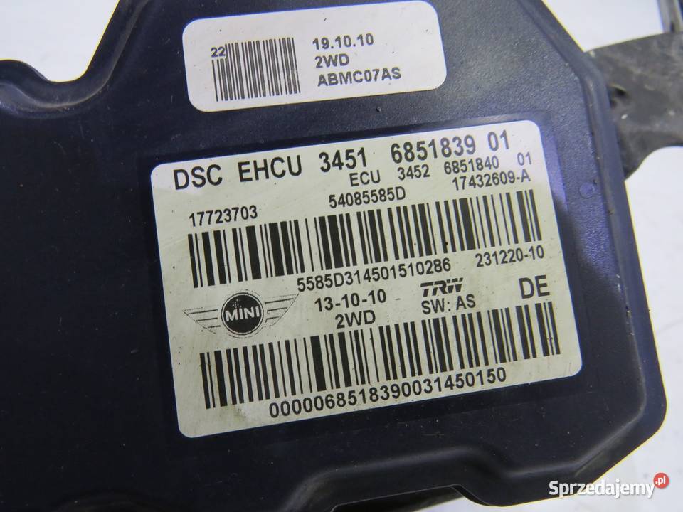 POMPA ABS COUNTRYMAN S R60 16 TB 6851839 sprzedam
