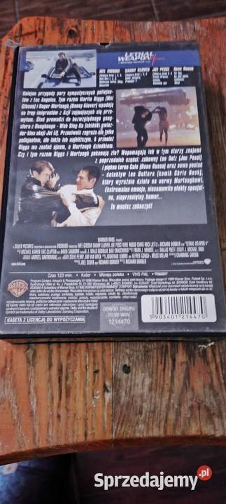 Oryginalna kaseta video VHS film Zabójcza broń 4 Gliwice sprzedam