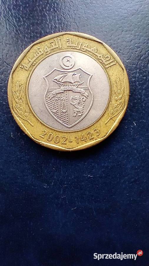 Stare monety 5 dinar 2002 Tunezja Lesko sprzedam