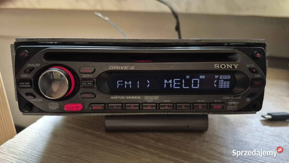 Sony CDXGT200 AUX RADIO SMAOCHODOWE Łódź sprzedam