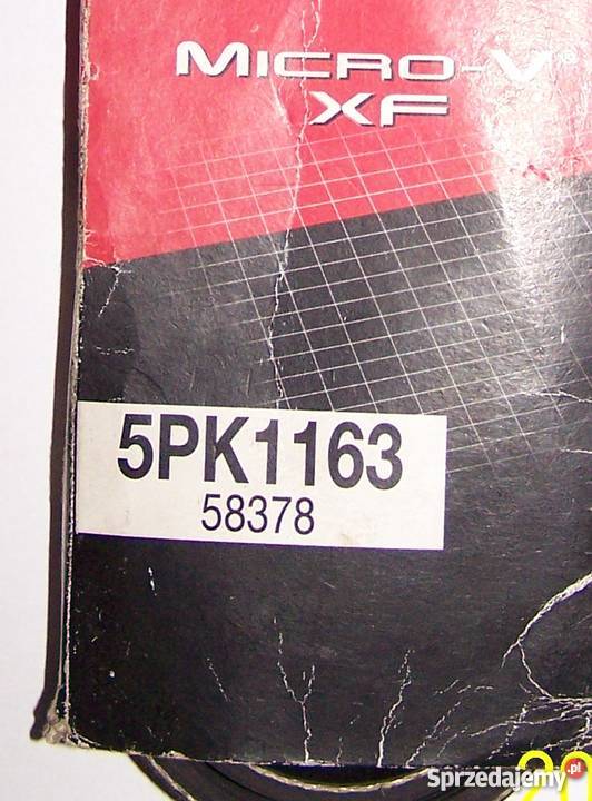 Nowy pasek klinowy Gates 5PK1163 do Citroena XM pomorskie Reda