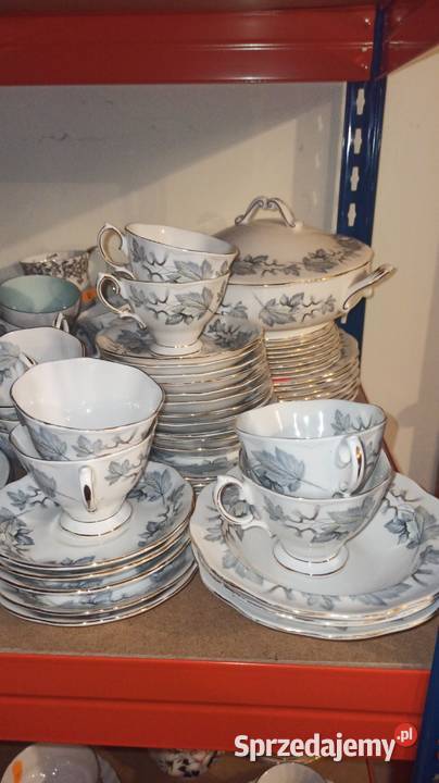 Filiżanka i 2 talerze Silver Maple Royal Albert Gdańsk