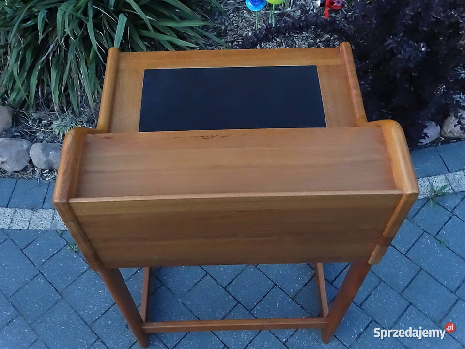 Stylowe biurko VINTAGE Sekretarzyk Mid Century lubelskie sprzedam