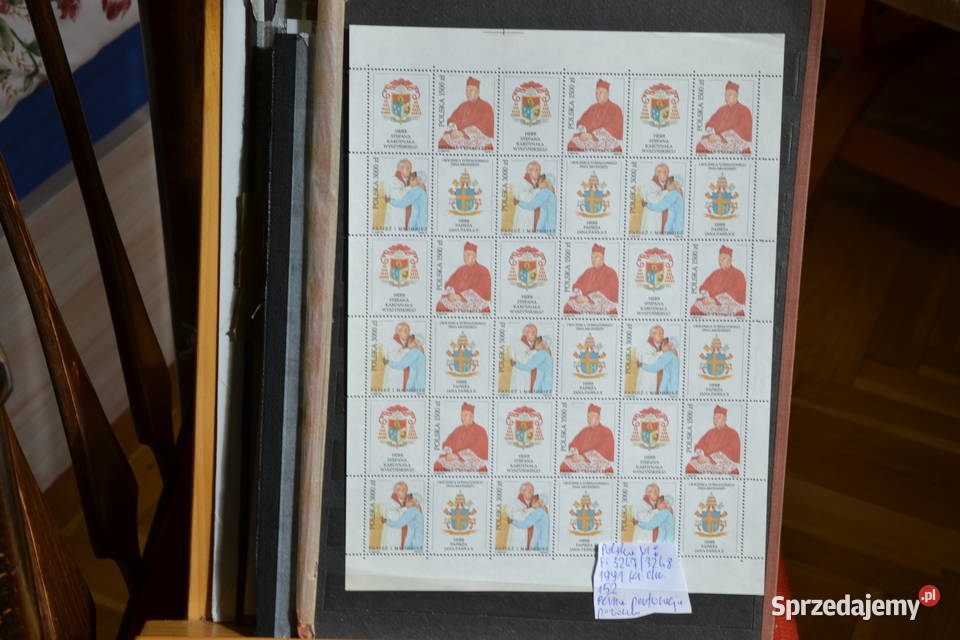 Znaczki Papież Jan Paweł II Polska VI Fi Sobótka