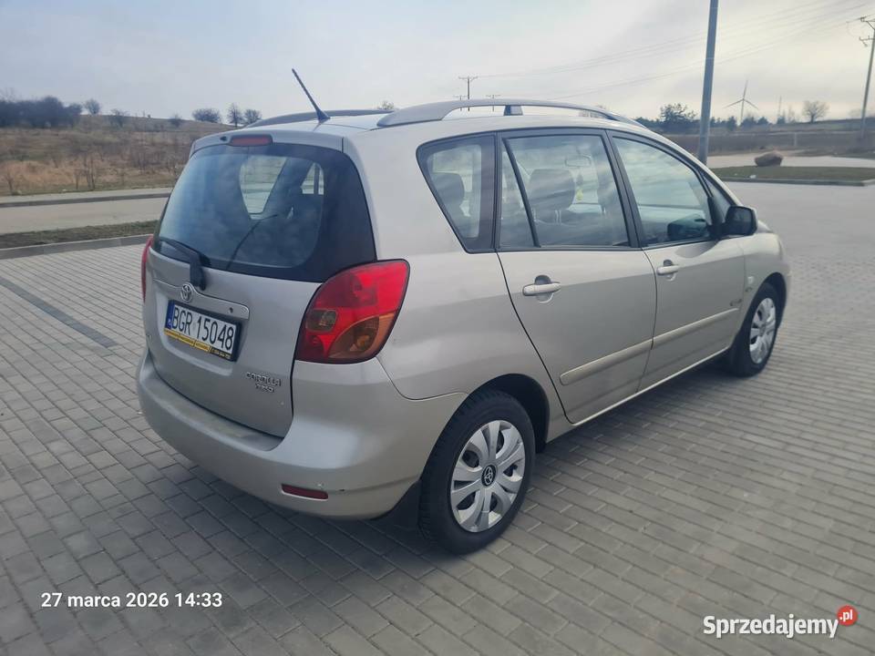 COROLLA VERSO ładna długie opłaty Grajewo