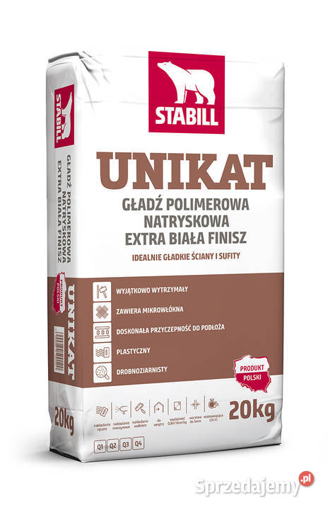 Gładź polimerowa UNIKAT STABIL Lublin ATUTBIS do
