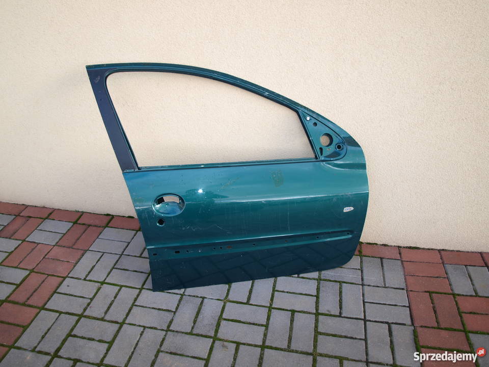 Peugeot 206 drzwi przednie prawe 1998 2009r wielkopolskie Kalisz
