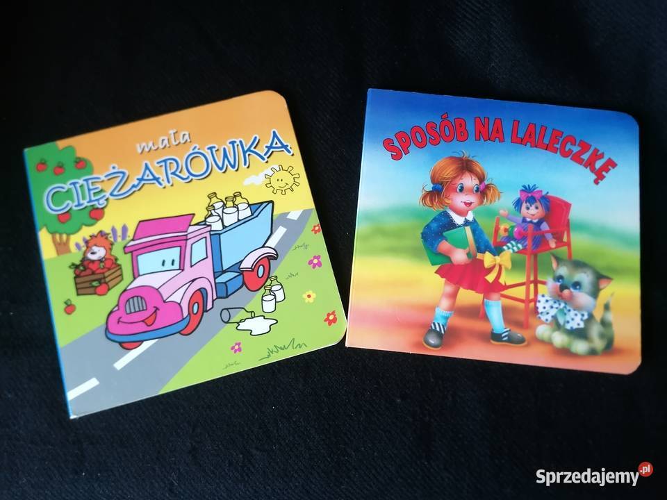Dwie książeczki dzieci twarde strony Łódź