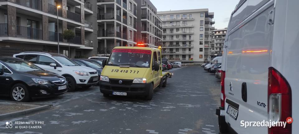 Fiat Ducato laweta pomoc drogowa warmińsko-mazurskie