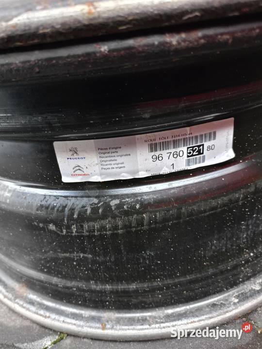Felgi stalowe 4 sztuki Peugeot Citroen 16 5x108 Sękocin Stary
