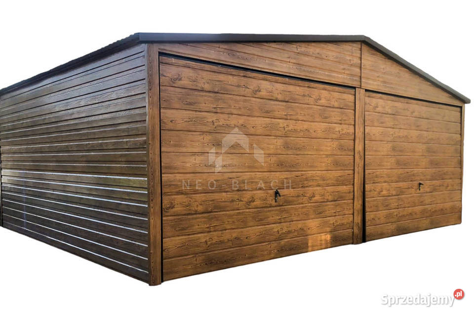 Garaż Blaszany 6x6m 2x Brama Uchylna 36m2 Kielce