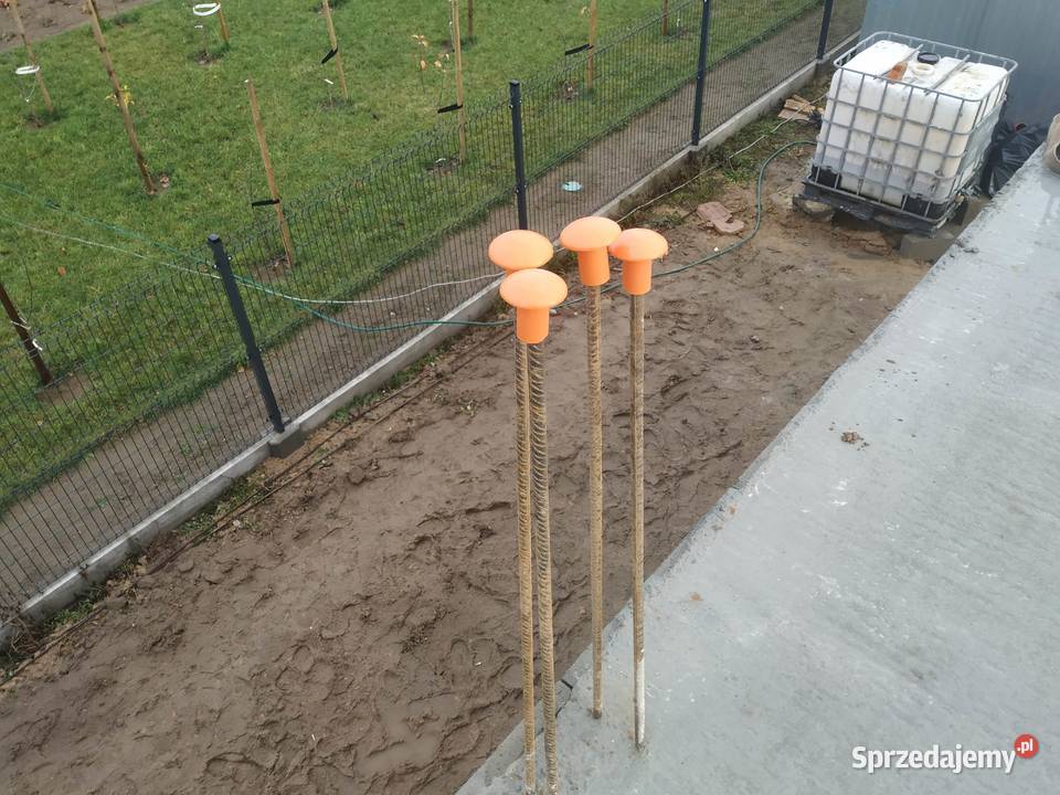 Osłonki na pręty do zbrojenia Korek Nakładki 250 Swarzędz