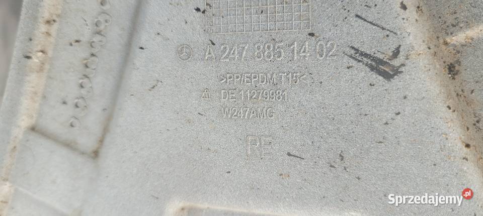 MERCEDES W247 A247 KRATKA WSPORNIK BŁOTNIKA Ruda Śląska