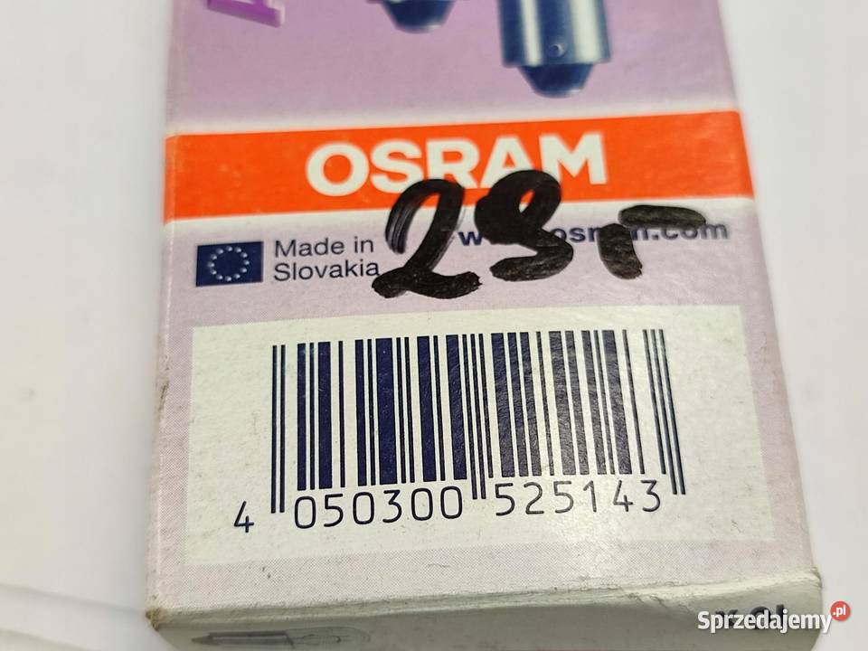 ŻARÓWKA KOMPLET 10 OSRAM 24V 4W BA9S T4W 3930