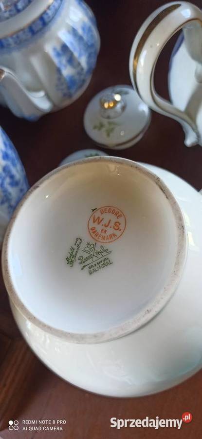 Dzbanek do kawy Barmolar Rosenthal Selb Bavaria Porcelana i szkło Gdańsk