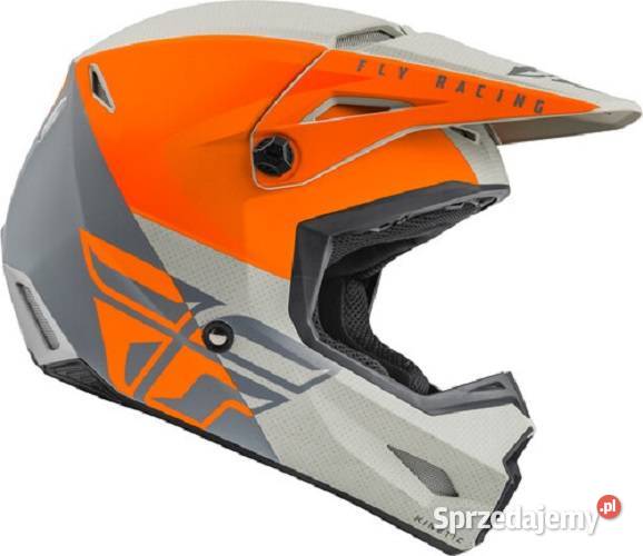 FLY KASK Kinetic Straight Edge Orange XSSMLXL Kaski i odzież Mrągowo