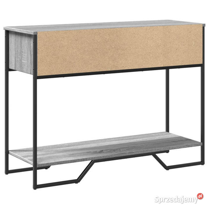 Stolik konsolowy szary dąb sonoma 100x35x745