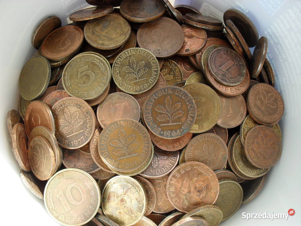 Stare Monety pfennig 1 2 5 i 10 Pfennig 600 Wrocław