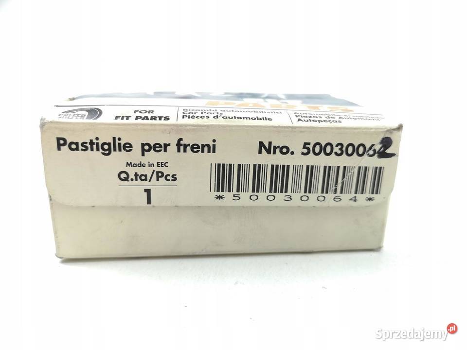 KLOCKI HAMULCOWE PRZÓD FIAT UNO 1983 FIT PARTS osobowe lubelskie