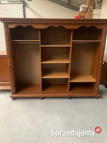 Dębowa szafa drzwi przesuwane 258 Sławoszewek