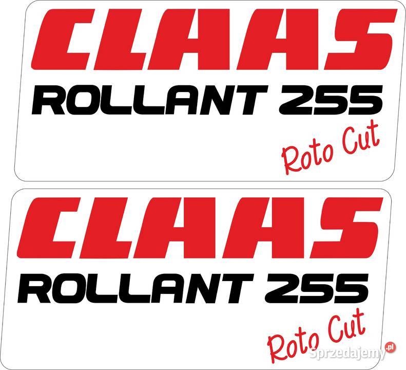 Naklejki claas rollant 255 roto cut zamienniki Bydgoszcz