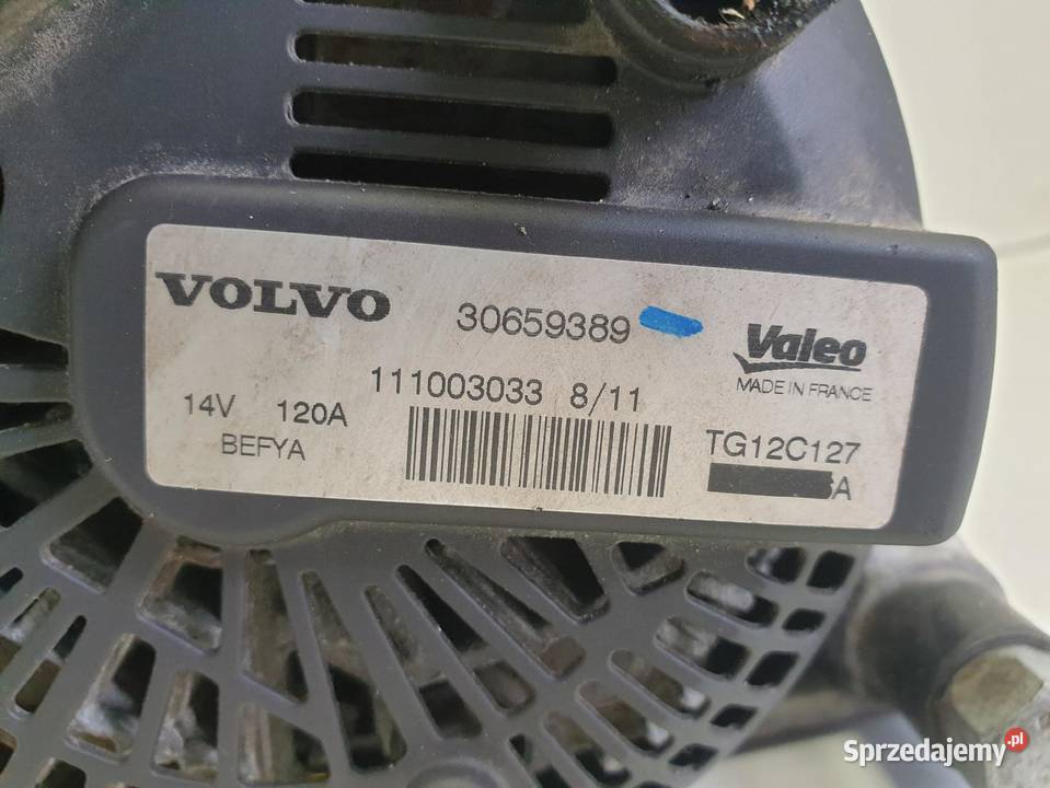Volvo S40 II V50 16 D2 ALTERNATOR 30659389 120A osobowe Układ elektryczny silnika lubelskie Janów