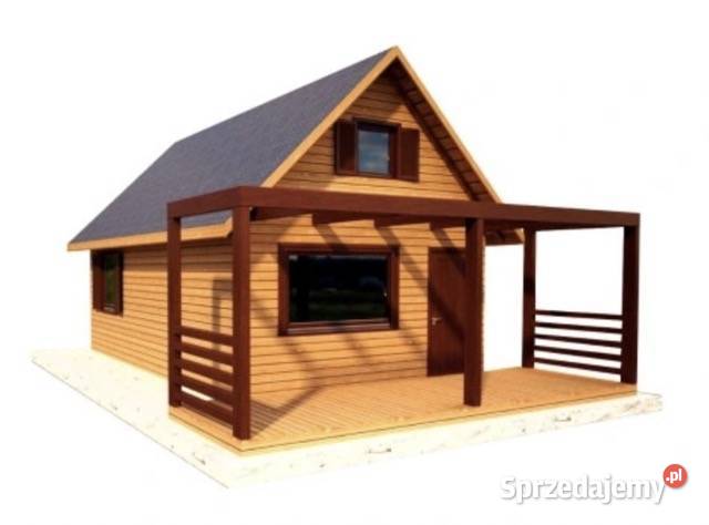 KONSTRUKCJA SZKIELETOWA DOMKU z poddaszem 45m podkarpackie Korczyna