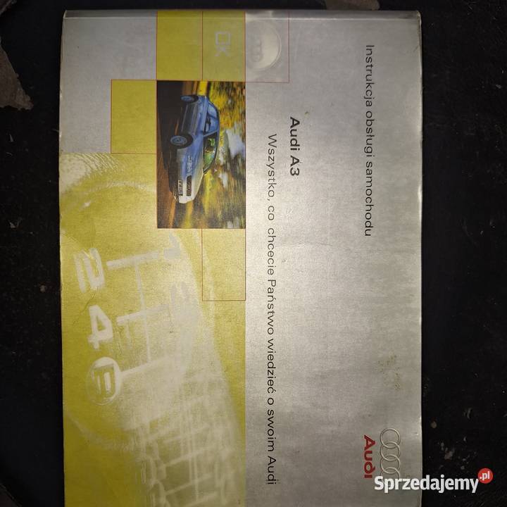 Audi a3 ksiażka 8P Banie