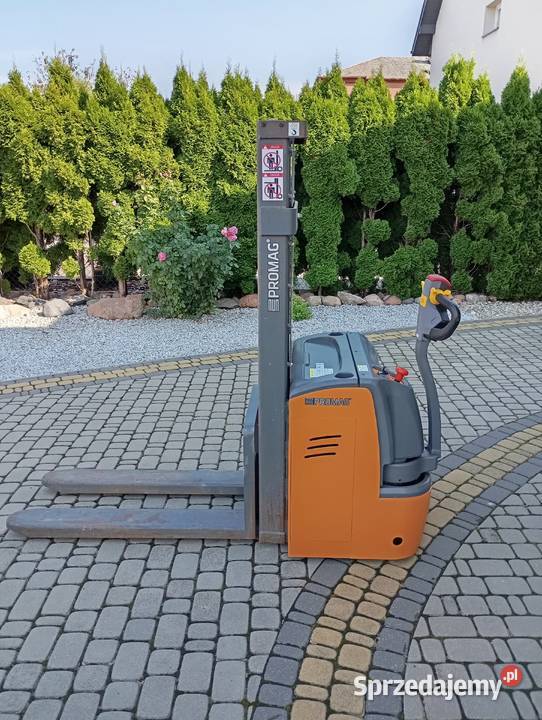 Wózek masztowy paletowy elektryczny Promag 2017r elektryczny lubelskie Radzyń Podlaski