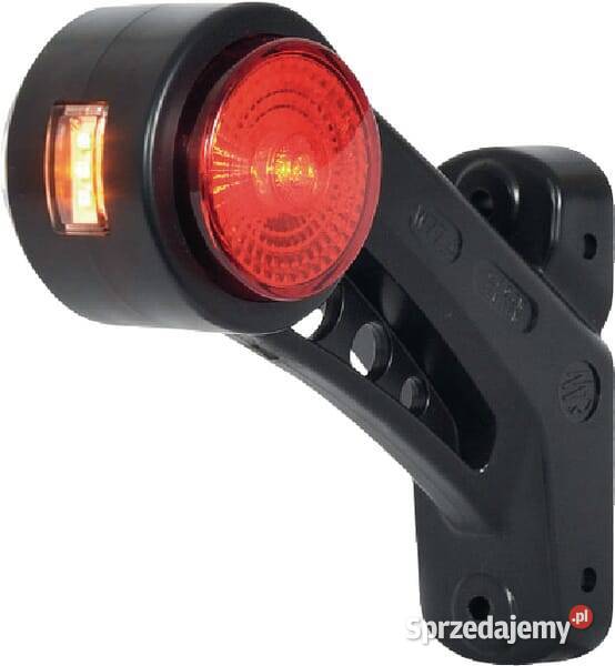 Lampa obrysowa LED lewa okrągła 1224V Kamionna