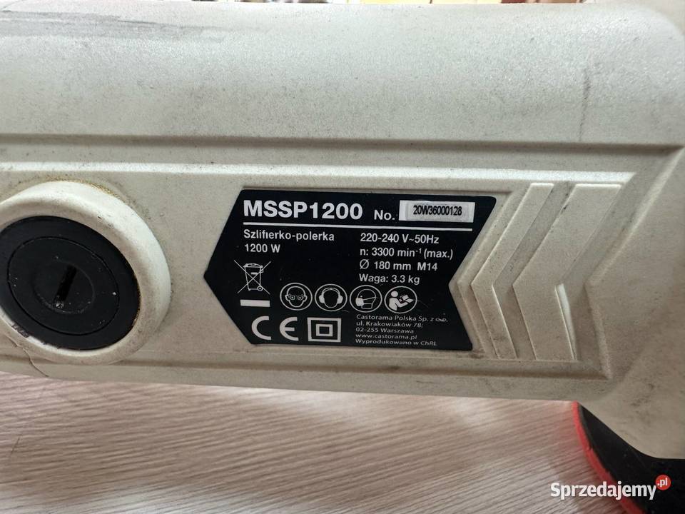 Polerka MacAllister MSSP 1200 W warmińsko-mazurskie sprzedam