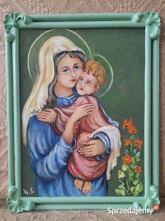 Matka Boża z Dzieciątkiem36x28Hieronim Lange Poznań
