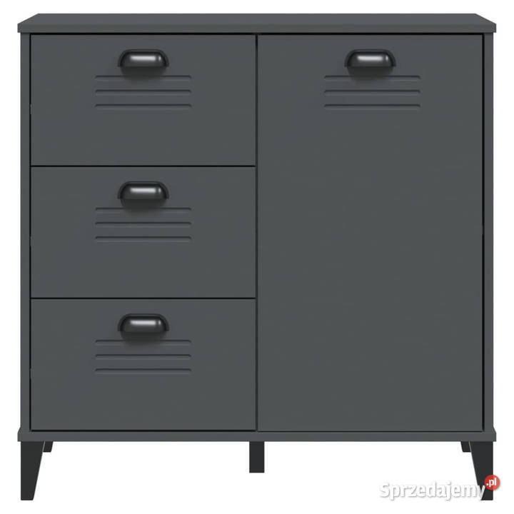 Szafka VIKEN antracytowa 80x40x80 materiał Warszawa