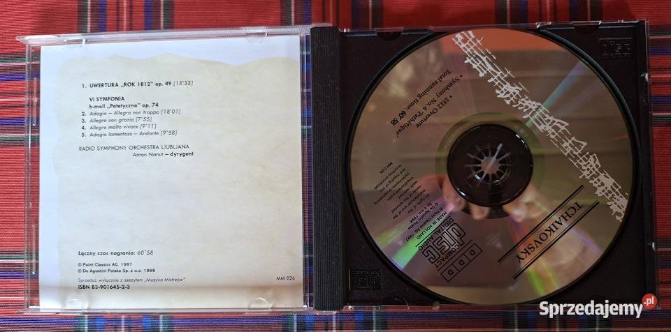 Muzyka mistrzów Czajkowska Muzyka uczuć CD sprzedam
