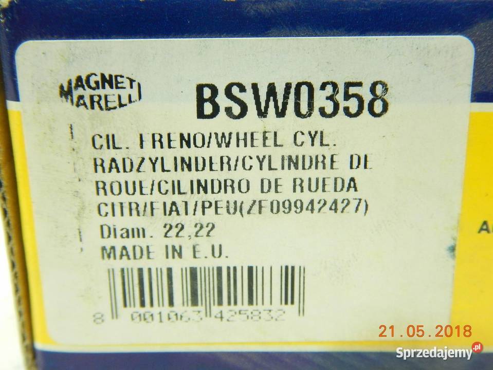 CYLINDEREK HAMULCOWY CITROEN C 25 8194