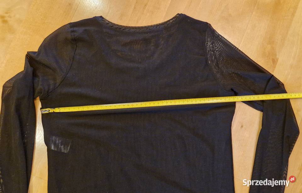 Bluzkatshert czarny z długimi rękawami z lubelskie Lublin