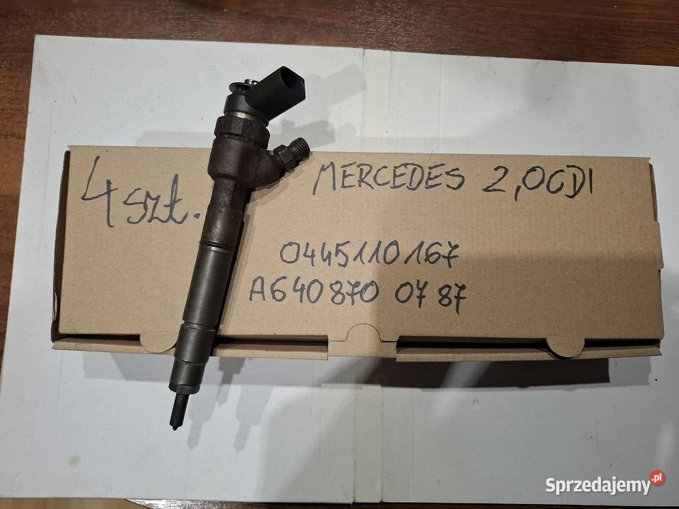 MERCEDES 20CDI wtrysk wtryskiwacz 0445110167