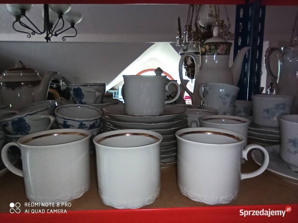 I 8 białych Ze złotym paseczkiem Z syg Bavaria pomorskie Gdańsk