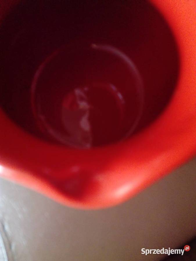 piękny czerwony dzban odcienie czerwieni Warszawa sprzedam