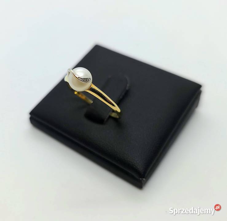 Złoty pierścionek próby 585 176g Rozmiar 18 złoto Pierścionki