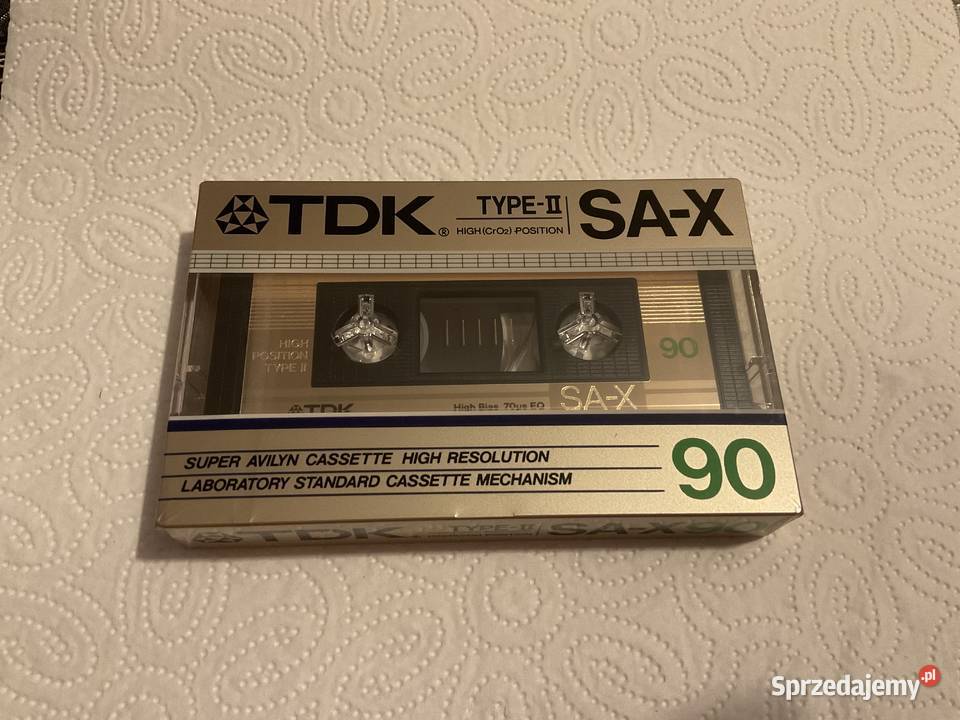 Kaseta TDK SAX 90 1986 Sosnowiec