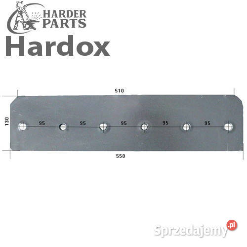 Płoza HARDOX 279140S części do pługa KUHN Suwałki