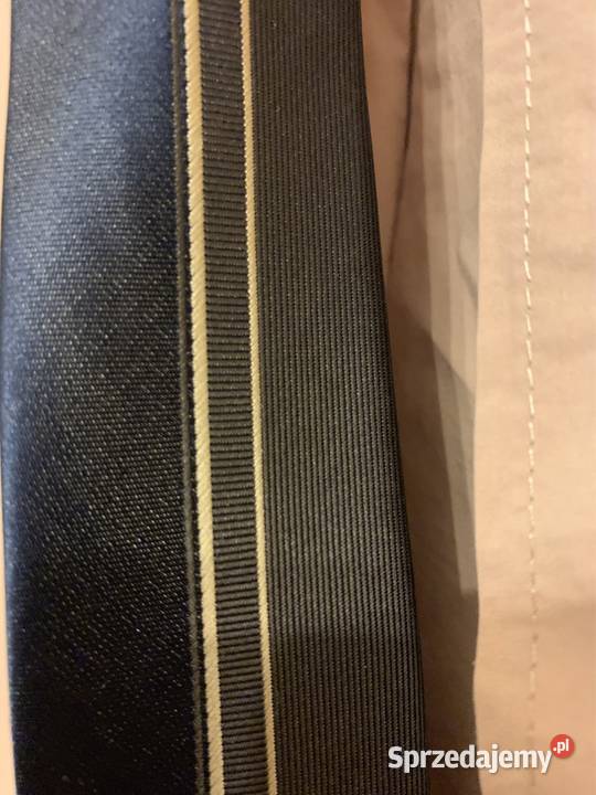 Krawat męski dwukolorowy wąski hand nade Krawaty Częstochowa