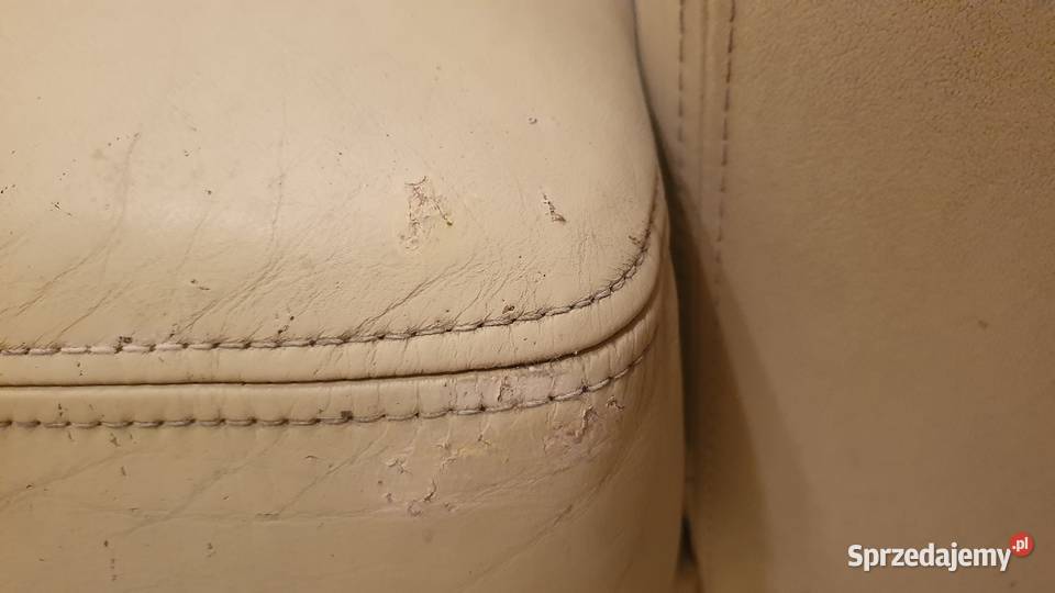Kanapa sofa skórzana 167 b wygodna 350 mazowieckie