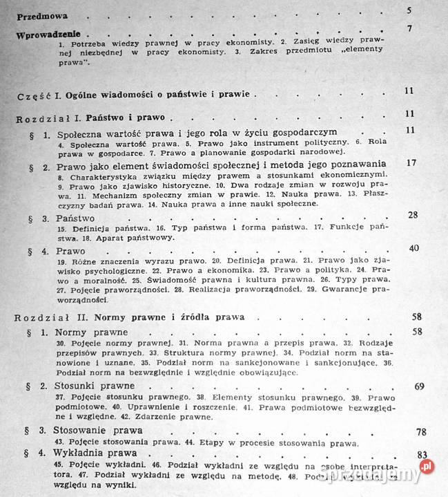Elementy prawa Jerzy Wiszniewski Chełm sprzedam