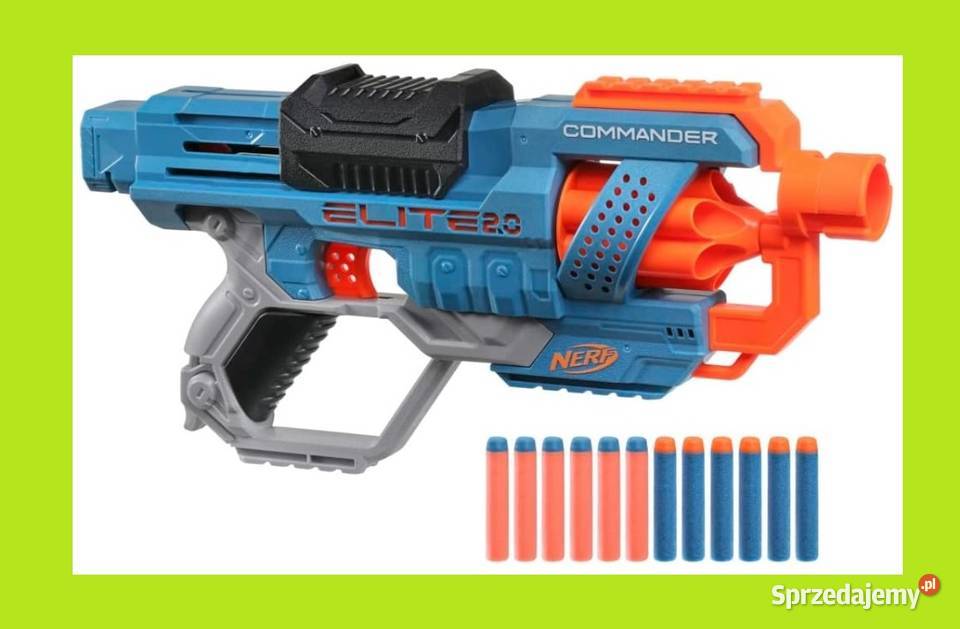 WYRZUTNIA NERF ELITE 20 COMMANDER RD6 8 lat+ Warszawa