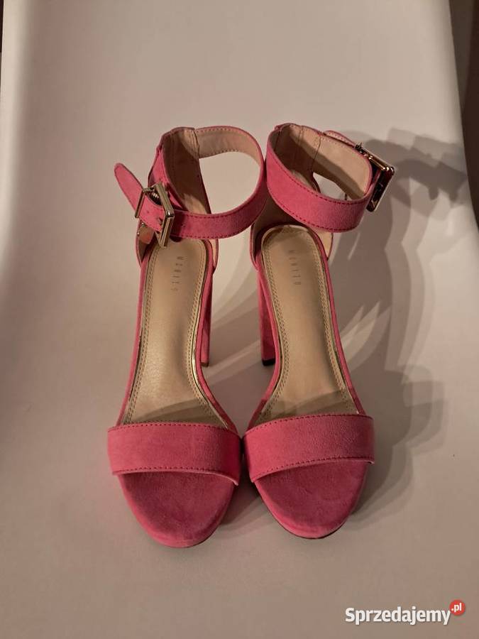różowe zamszowe buty mohito raz założone stan Czółenka świętokrzyskie Sandomierz