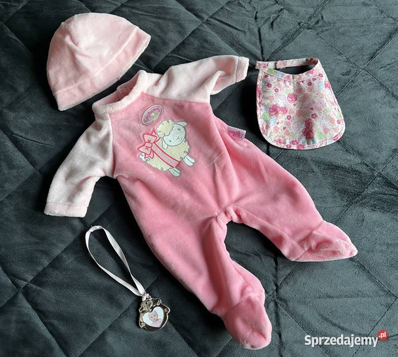 Baby Annabell zestaw lalki ubranko śliniaczek i Wrocław