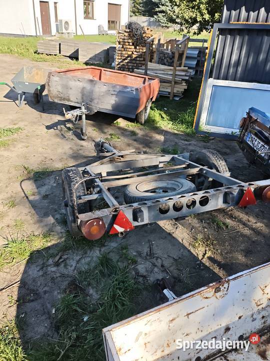 Solidna przyczepka DMC 500 z dokumentami Września